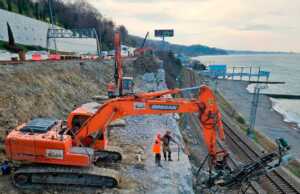 Дорожники приступили к новому этапу на оползневом участке трассы А-147
