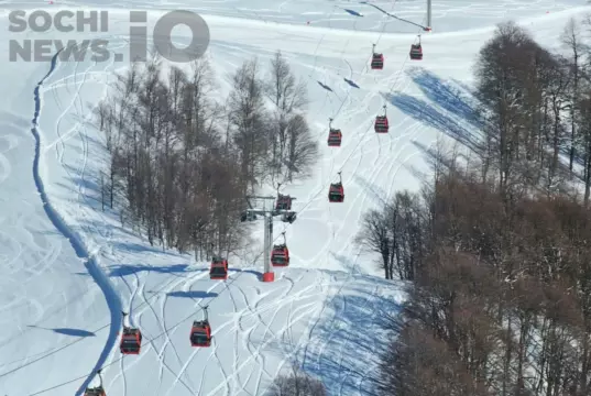 Горнолыжный сезон в Красной Поляне подходит к концу: названы даты закрытия курортов
